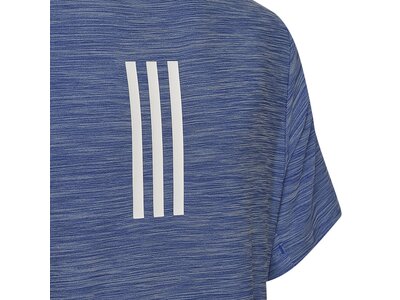 ADIDAS Kinder Shirt B HEATHER TEE Blau