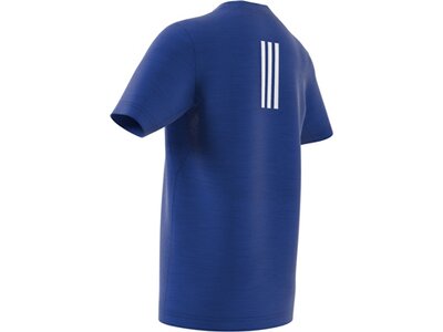 ADIDAS Kinder Shirt B HEATHER TEE Blau