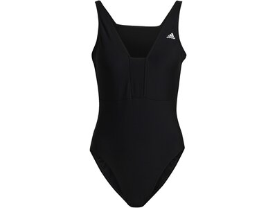 ADIDAS Damen Badeanzug Iconisea 3-Streifen Schwarz