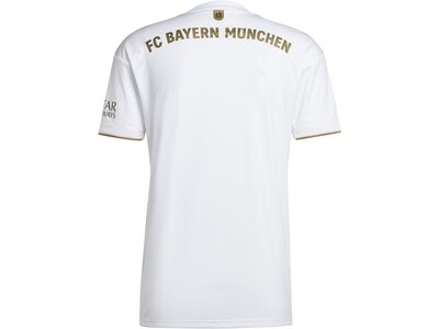 adidas Herren FC Bayern München 22/23 Auswärtstrikot Weiß