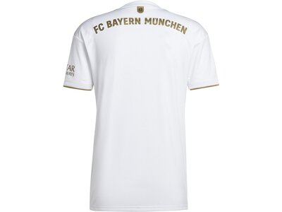 adidas Herren FC Bayern München 22/23 Auswärtstrikot Weiß