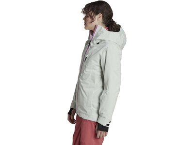 ADIDAS Damen Funktionsjacke W Rsort 3in1 J Silber