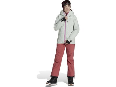 ADIDAS Damen Funktionsjacke W Rsort 3in1 J Silber