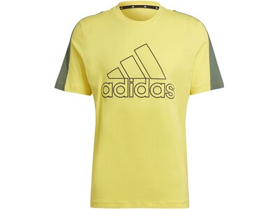 ADIDAS Herren Shirt M FI BOS Tee Gelb