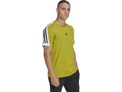 ADIDAS Herren Shirt M FI 3S Tee Grün