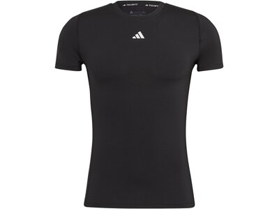 ADIDAS Herren Shirt Techfit Training Schwarz