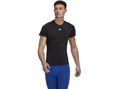 ADIDAS Herren Shirt Techfit Training Schwarz