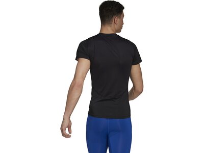 ADIDAS Herren Shirt Techfit Training Schwarz