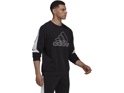 ADIDAS Herren Sweatshirt M FI BOS Crew Schwarz