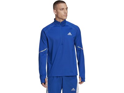 ADIDAS Herren FAST 1/2 ZIP Blau