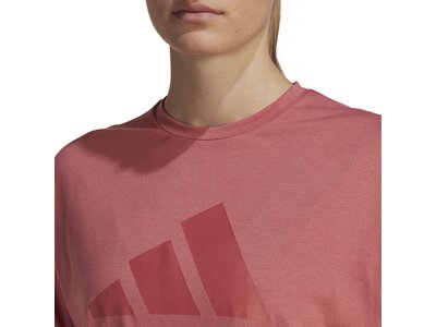 ADIDAS Damen Shirt W I 3 BAR TEE 2 Pink