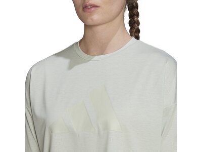 ADIDAS Damen Shirt W I 3 BAR TEE 2 Silber