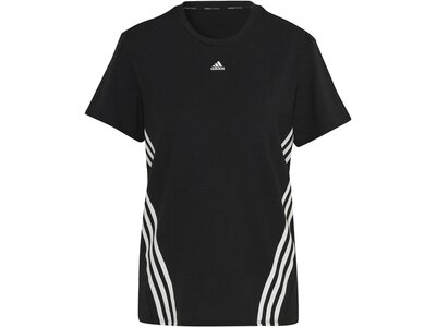 ADIDAS Damen Shirt Trainicons 3-Streifen Schwarz