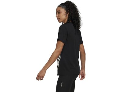 ADIDAS Damen Shirt Trainicons 3-Streifen Schwarz