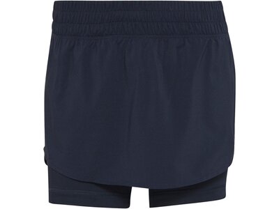 adidas Damen Run Icons 3-Streifen Running Skort Schwarz