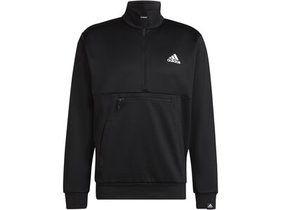 ADIDAS Herren Sweatshirt M GG SL 1/4 ZIP Schwarz