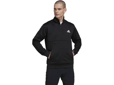 ADIDAS Herren Sweatshirt M GG SL 1/4 ZIP Schwarz