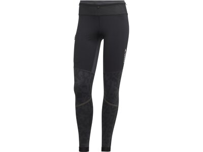 ADIDAS Damen Tights TERREX Agravic Trail Running Schwarz