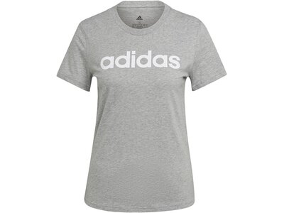 ADIDAS Damen Shirt LOUNGEWEAR Essentials Slim Logo Grau