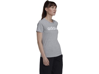 ADIDAS Damen Shirt LOUNGEWEAR Essentials Slim Logo Grau