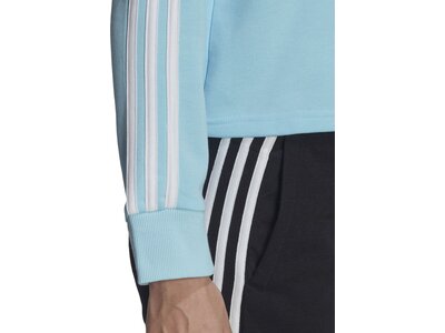 ADIDAS Damen Kapuzensweat W 3S FT CRO HD Blau