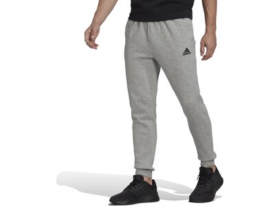 ADIDAS Herren Hose Essentials Fleece Regular Tapered Grau