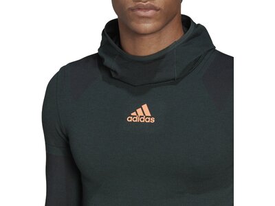 ADIDAS Herren Kapuzenpullover X-CITY LONGSLEE Schwarz