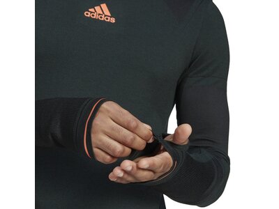 ADIDAS Herren Kapuzenpullover X-CITY LONGSLEE Schwarz