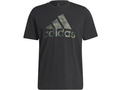 ADIDAS Herren Shirt M CAMO T Schwarz