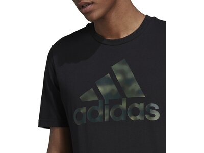 ADIDAS Herren Shirt M CAMO T Schwarz