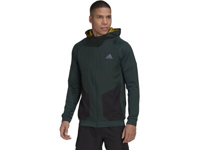 ADIDAS Herren Jacke M TRAIN FZ Schwarz