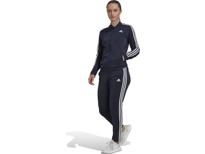 ADIDAS Damen Sportanzug W 3S TR TS Schwarz