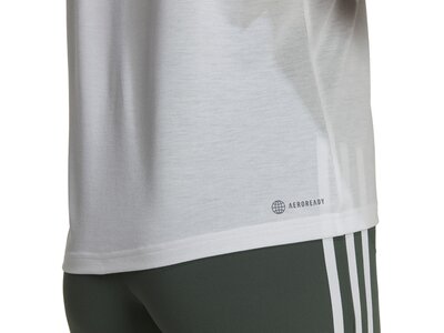 ADIDAS Damen Shirt W FLORAL T Silber