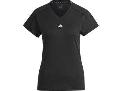 ADIDAS Damen Shirt AEROREADY Train Essentials Minimal Branding V-Neck Schwarz