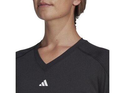 ADIDAS Damen Shirt AEROREADY Train Essentials Minimal Branding V-Neck Schwarz