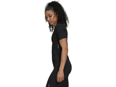 ADIDAS Damen Shirt Techfit Training Schwarz