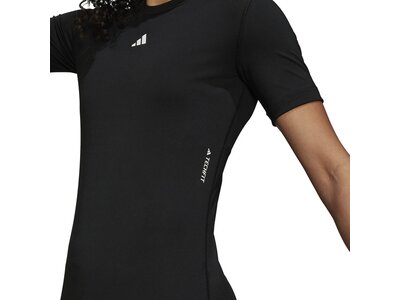 ADIDAS Damen Shirt Techfit Training Schwarz