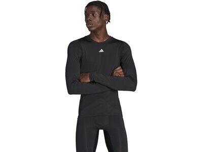 ADIDAS Herren Shirt Techfit AEROREADY Schwarz