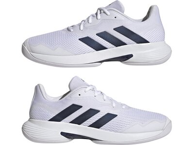 ADIDAS Herren Tennisindoorschuhe CourtJam Control Weiß