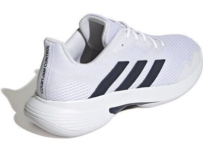 ADIDAS Herren Tennisindoorschuhe CourtJam Control Weiß