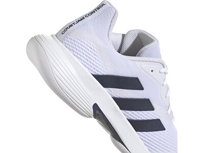 ADIDAS Herren Tennisindoorschuhe CourtJam Control Weiß
