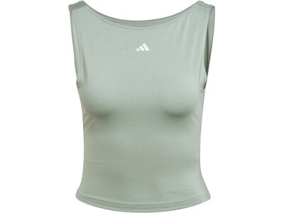 ADIDAS Damen Top YGA ST CRO TK Silber