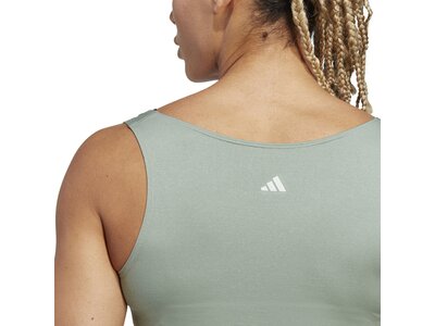 ADIDAS Damen Top YGA ST CRO TK Silber
