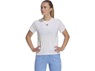 ADIDAS Damen Shirt AEROREADY Train Essentials Minimal Branding Grau