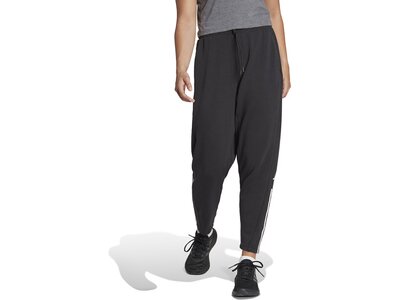 ADIDAS Damen Sporthose Train Essentials Regular-Fit Cotton Schwarz