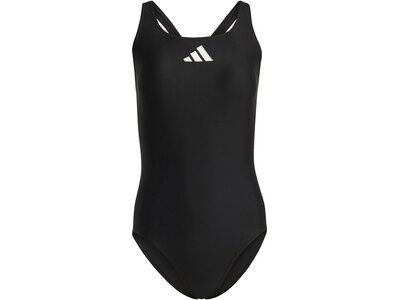 ADIDAS Damen Badeanzug 3 Bar Logo Schwarz