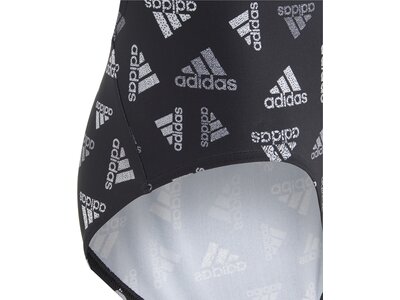 ADIDAS Kinder Badeanzug LOGO SWIMSUIT Schwarz