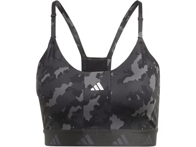 ADIDAS Damen Aeroreact Training Light-Support Techfit Sport-BH Grau