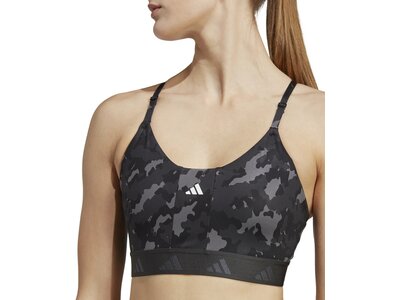 ADIDAS Damen Aeroreact Training Light-Support Techfit Sport-BH Grau