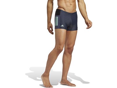 ADIDAS Badehose BLOCK 3S BOXER Grau